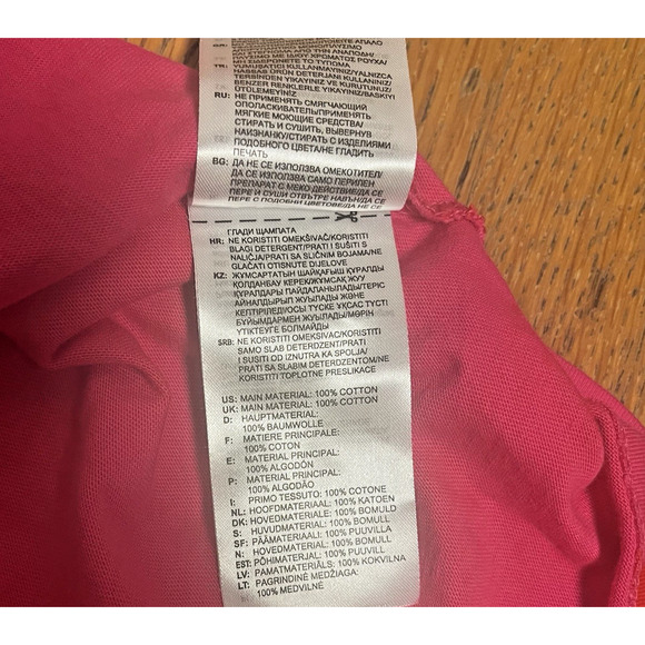 Adidas X Marimekko Shirt Wave Designer Oversized Tee Sports Pink Red 3X - Picture 13 of 15